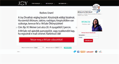 Desktop Screenshot of joydivat.hu